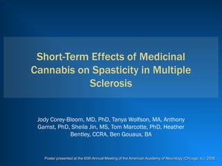 Medicinal Cannabis | PDF