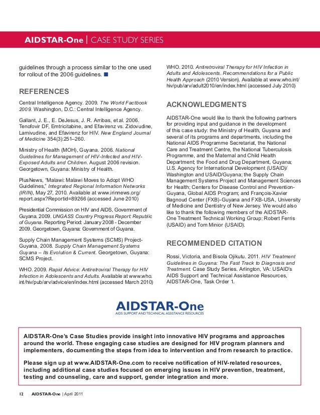 case body treatment study in One HIV AIDSTAR Guidelines Guyana The Fast Treatment case body treatment study in One HIV AIDSTAR Guidelines Guyana The Fast Treatment