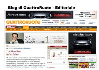 Blog di QuattroRuote - Editoriale Domus 