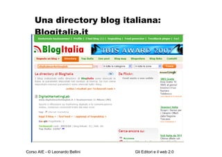 Una directory blog italiana: Blogitalia.it 