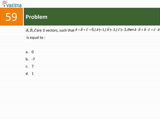 Problem59            are 3 vectors, such that                                                              is equal to :  0-771