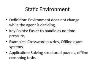 AI Environments Deatiled PPt for B.Tech 7th Sem AKTU | PPTX
