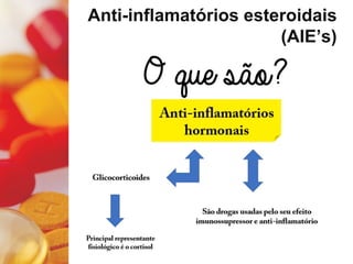 Anti-inflamatórios esteroidais
(AIE’s)
 