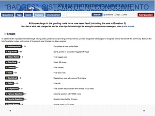 “BADGES”: SISTEMA DE RECONOCIMIENTO

         Insignias y distinciones
 