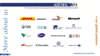 Moreaboutus
>ourglobalpartners
unleashing your potential
 