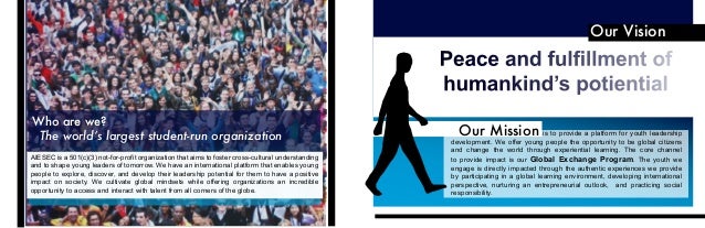 aiesec baurch sample brochure
