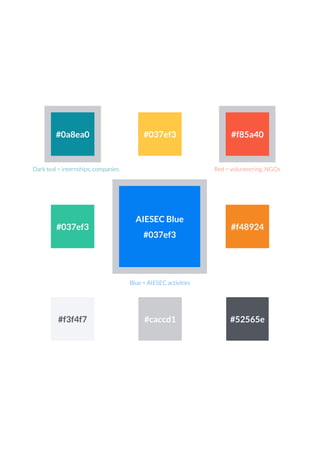 AIESEC digital guidelines | PDF