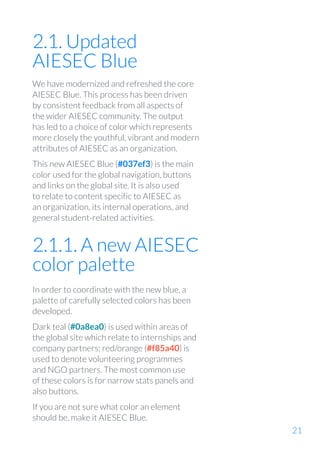 AIESEC digital guidelines | PDF