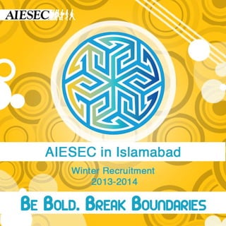 AIESEC Exchange & Recruitment Campaign