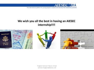 Aiesec Global Internship Program | PPT
