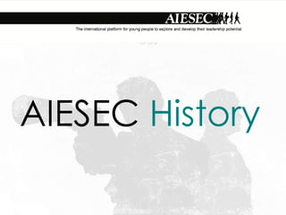 AIESEC History
 