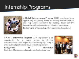AIESEC India Global Internship Program Introduction | PPTX