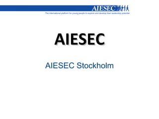AIESEC AIESEC Stockholm 