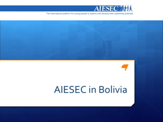 AIESEC in Bolivia
 