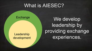 AIESEC Purpose | PPTX