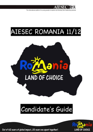 !




AIESEC ROMANIA 11/12




                        !

!




    Job Descriptions
    Candidate’s Guide

                    !
 