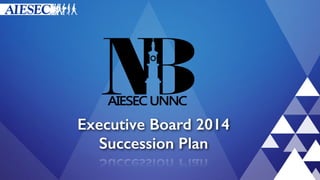 Executive Board 2014
Succession Plan
 