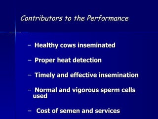Artificial Insemination Experiences in Ethiopia