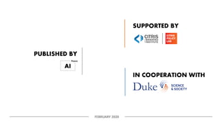 PUBLISHED BY
SUPPORTED BY
IN COOPERATION WITH
FEBRUARY 2020
 