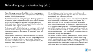 This	content	included	for	educational	purposes.
Natural	language	understanding	(NLU)
Natural	language	understanding	(NLU)	...