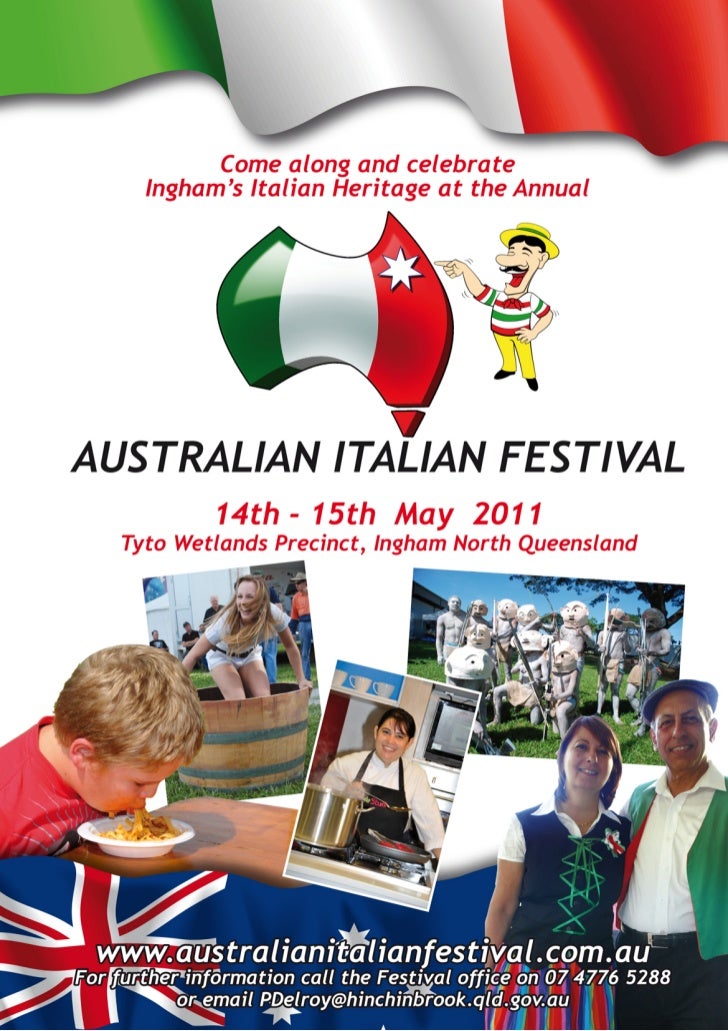 Australian Italian Festival Flyer