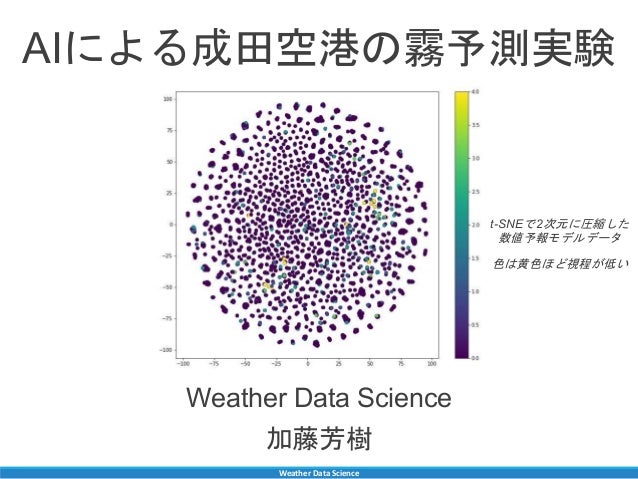 Aiによる成田空港の霧予測実験