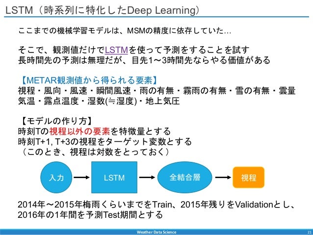 Aiによる成田空港の霧予測実験