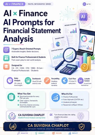 "AI x Finance: Expert Frameworks for Financial Statement Analysis | CA ...