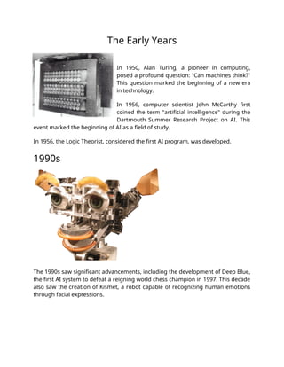 AI Fluency: Exploring the Basics, History, and Impact of Artificial ...