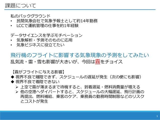 Ai霧予測チャレンジ Fog Forecast By Machine Learning
