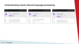 BY - NC - nicolamattina.it
Understanding inputs: Natural language processing
 