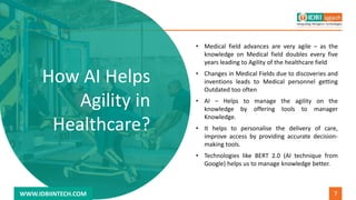 8
AI Creates
Business Agility
WWW.IDBIINTECH.COM
• Today AI helps Business to give competitive
advantage and all Businesse...