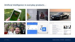 L 4 T 3 R 4 L Creative Commons - BY SA NC - nicolamattina.it
Artificial Intelligence in everyday products…
 
