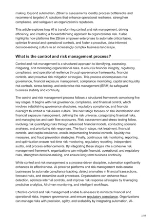How AI Reduces Regulatory Risk Across the Compliance Lifecycle : AI for ...