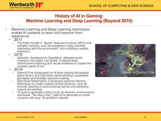 Specification Gaming Machine Learning AI For Gaming lecture1 introduction to AI for Gaming.pdf