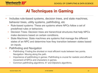 Npcs Algorithm AI For Gaming lecture1 introduction to AI for Gaming.pdf