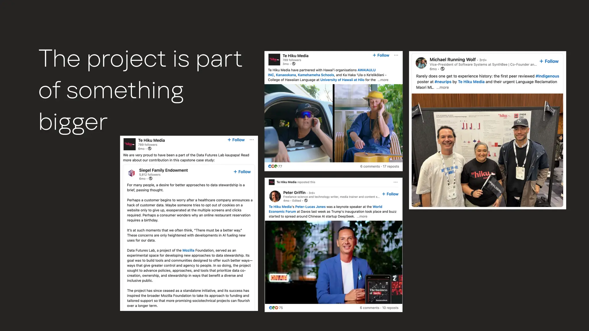 The pro
j
ec
t
is p
a
r
t
o
f
some
t
hin
g
bi
g
g
er
 