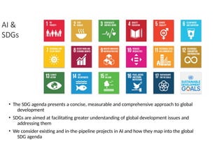 Harnessing Artificial Intelligence for Sustainable Development Goals ...