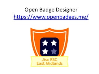Open Badge Designer
https://www.openbadges.me/

 