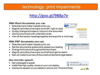 technology: print impairments
http://goo.gl/9B8p7e

 