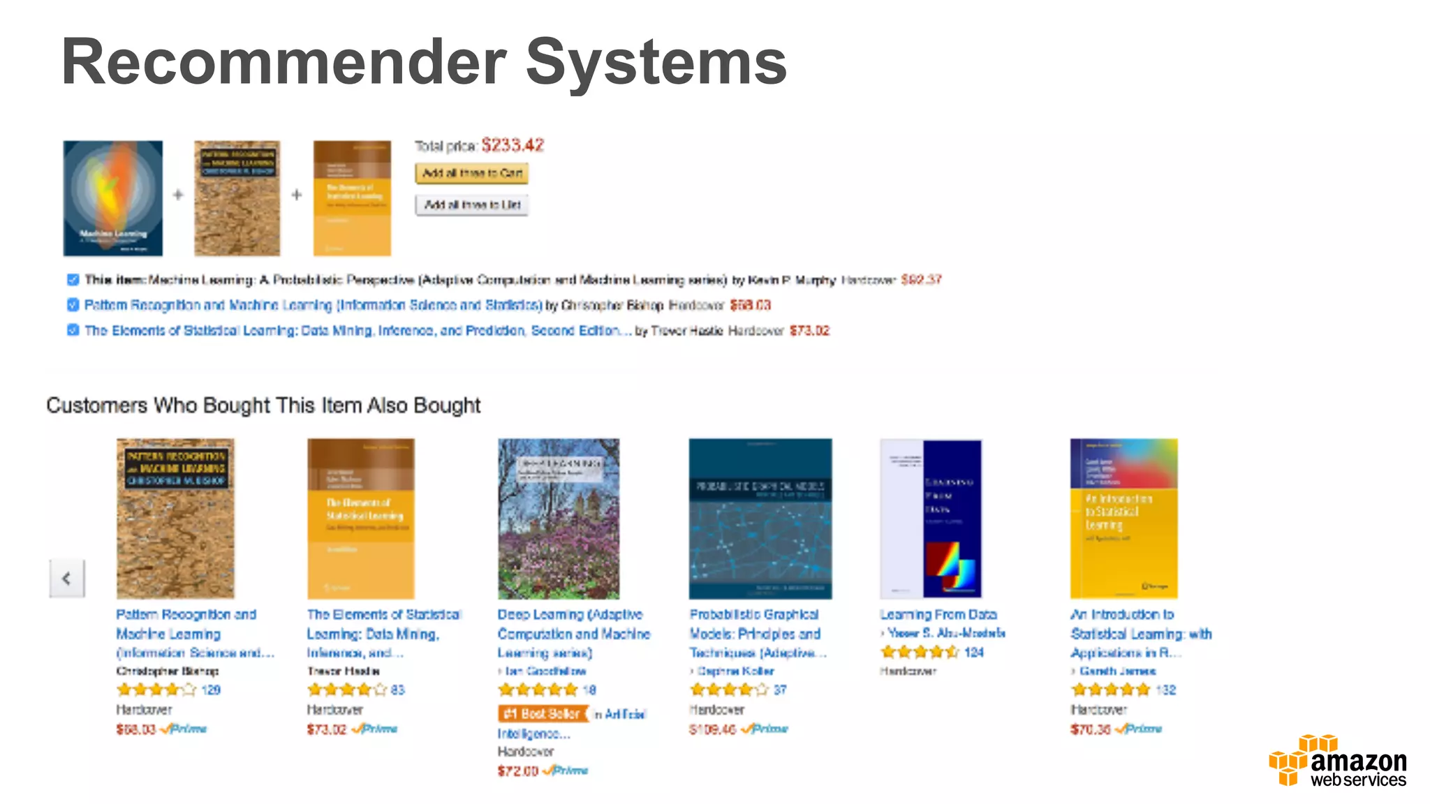 Recommender Systems
 