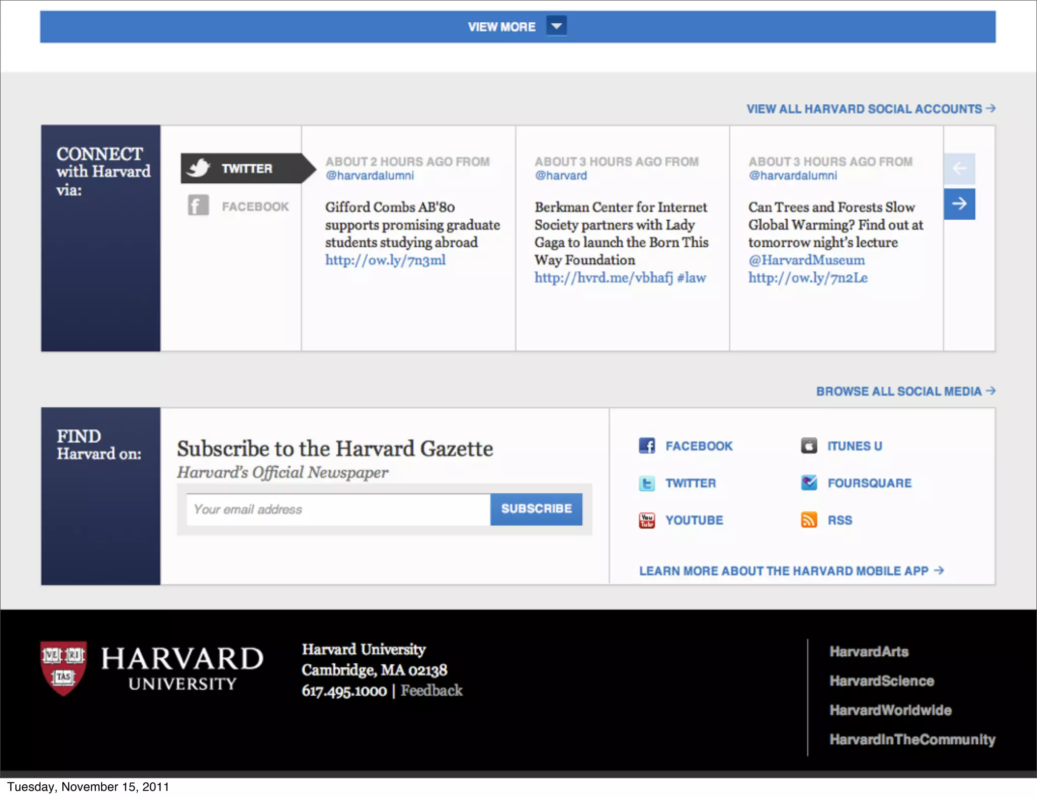 Tuesday, November 15, 2011
 