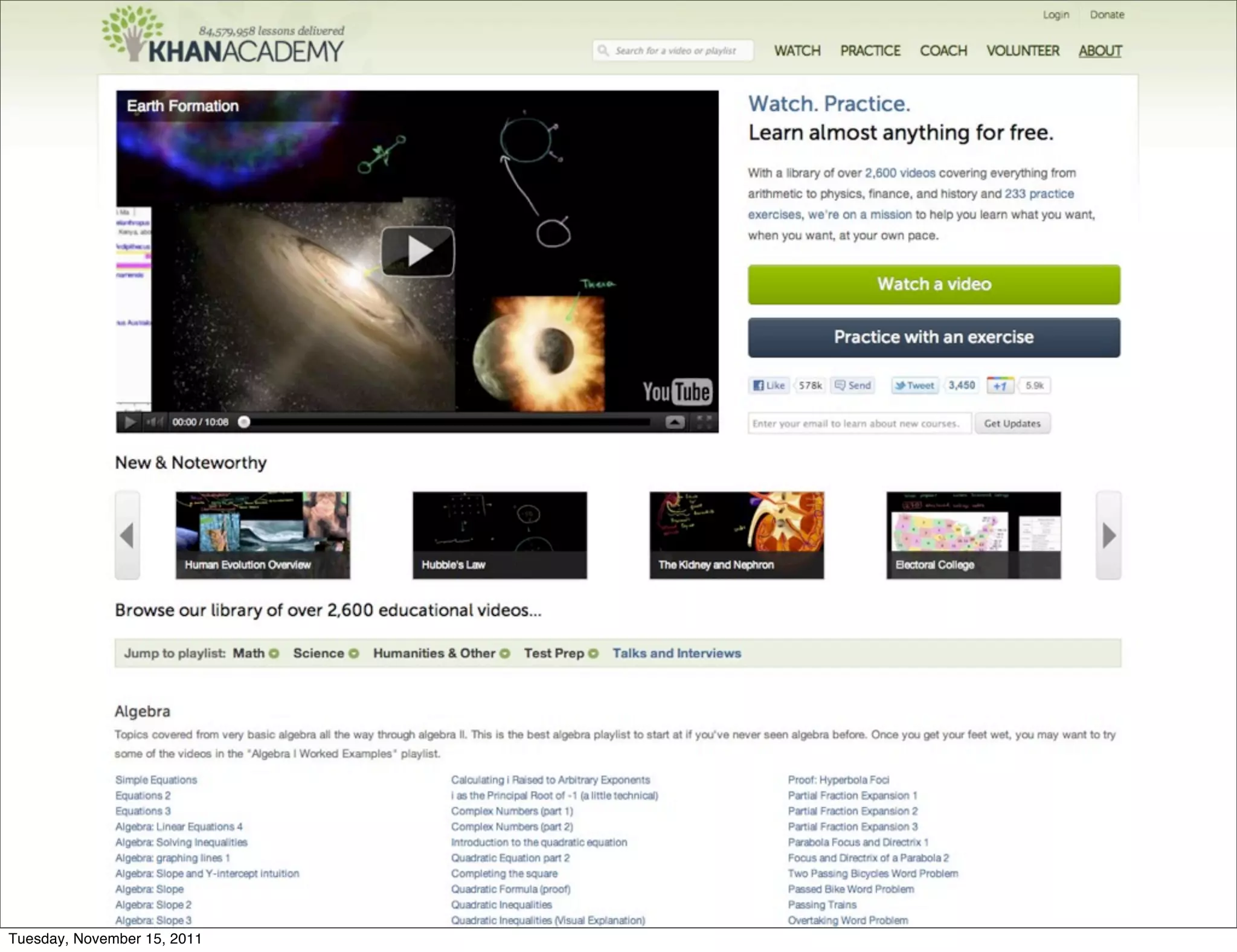 Tuesday, November 15, 2011
 