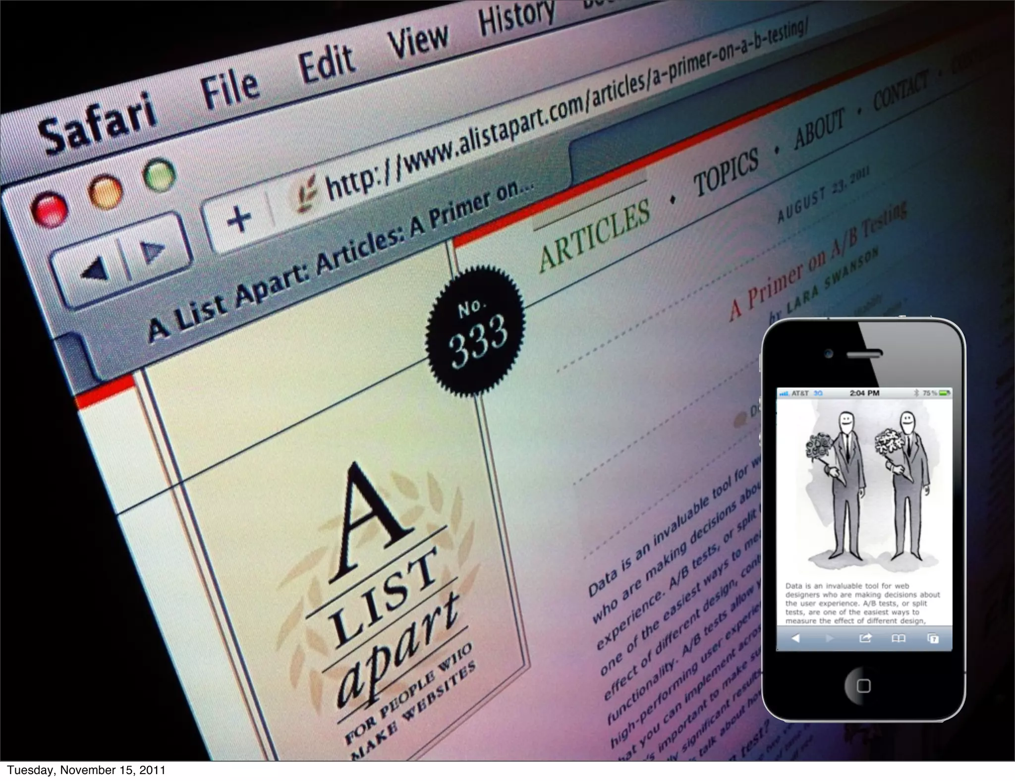 Tuesday, November 15, 2011
 