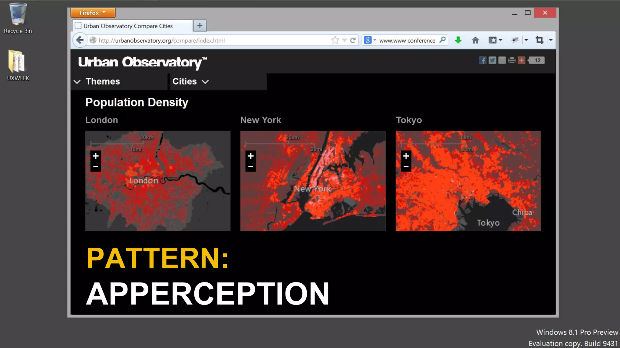 PATTERN:
APPERCEPTION
 
