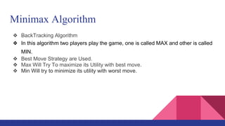 Artificial Intelligence gaming techniques | PPT