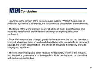 A I G Systemic Risk2 Tcm385 152209