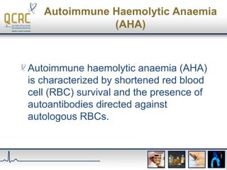 AIHA -Autoimmune Haemolytic Anaemias | PPTX