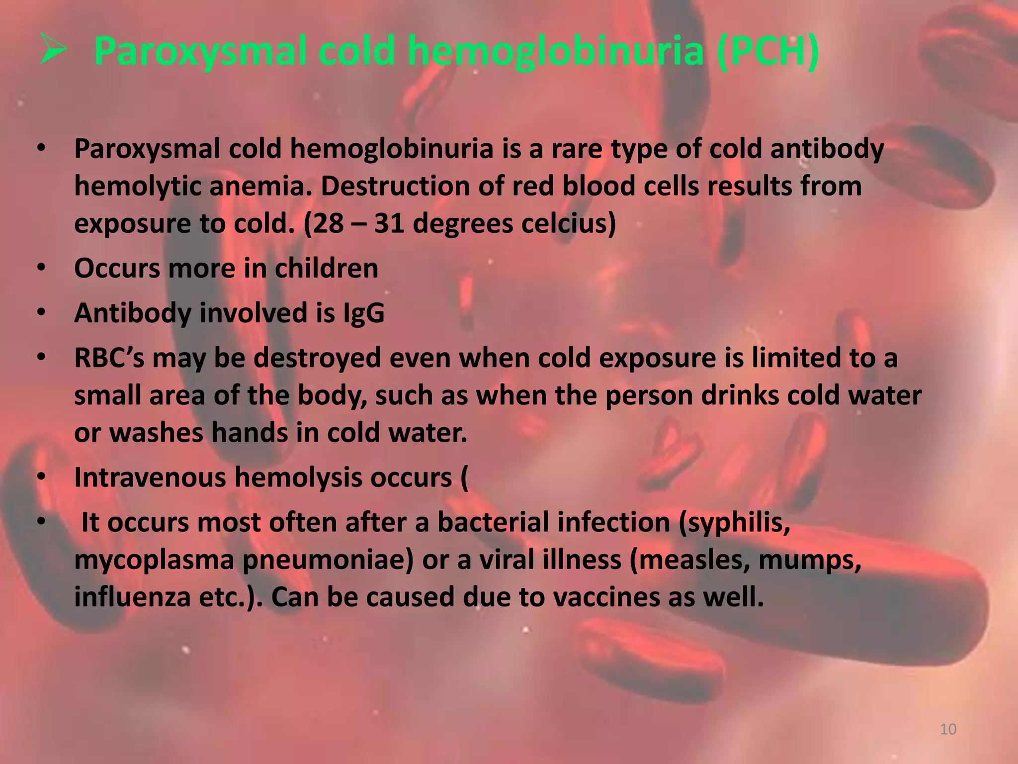 Autoimmune Hemolytic Anemia (AIHA) | PPTX