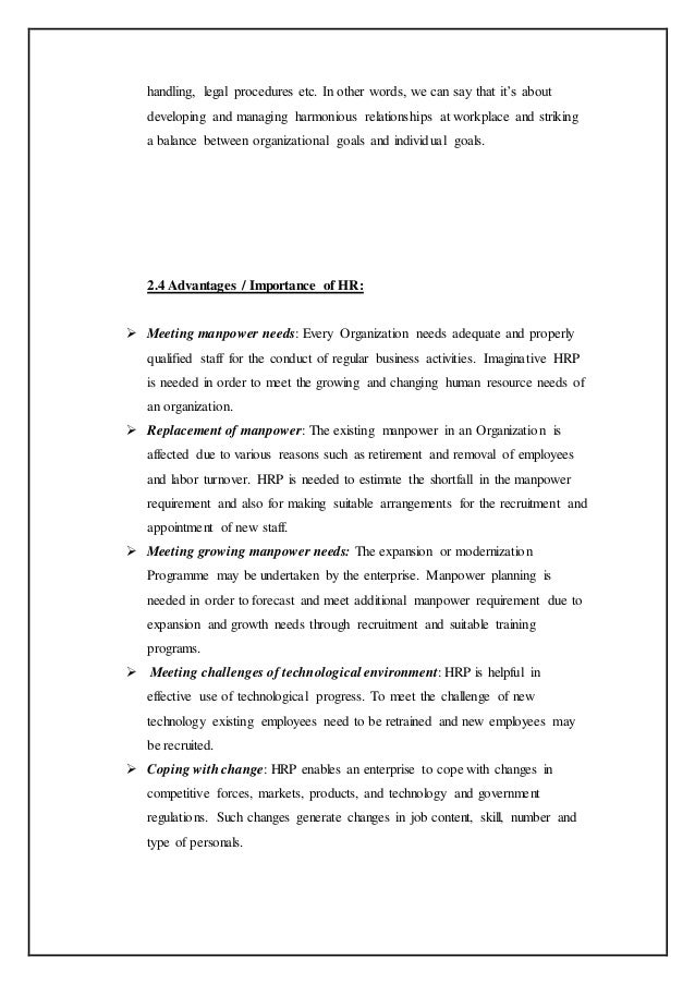 aihe internship project report on evaluation of recruitment and se other words for internship